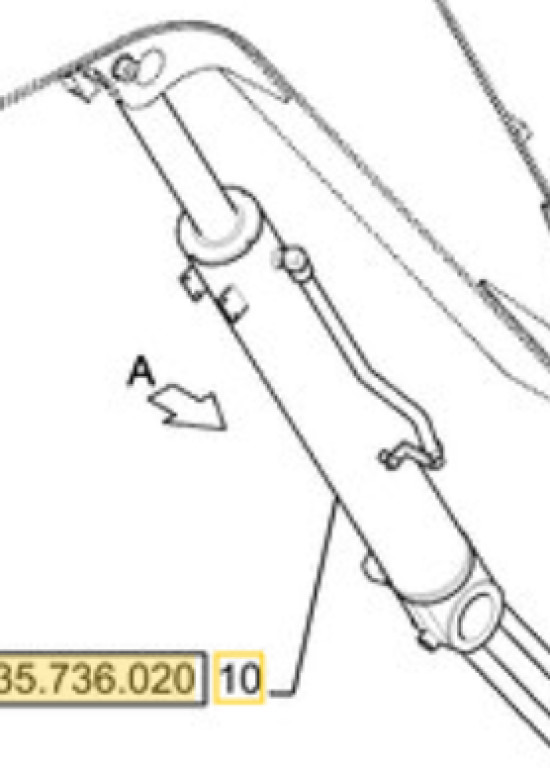 New Holland 31MK-52912CG - 31MK-52912 - Cilindri hidraulik për Makineri ndërtimi: foto 3 New Holland 31MK-52912CG - 31MK-52912 - Cilindri hidraulik për Makineri ndërtimi: foto 3