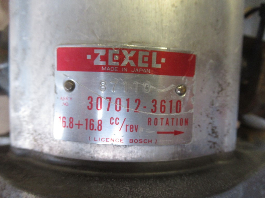 Zexel 307012-3610 - - Pompa hidraulike për Makineri ndërtimi: foto 4 Zexel 307012-3610 - - Pompa hidraulike për Makineri ndërtimi: foto 4
