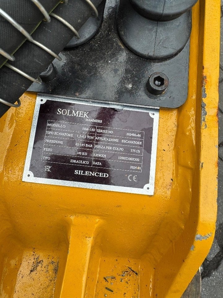 Hamer solmec HM 150 - Çekiç hidraulik për Makineri ndërtimi: foto 5 Hamer solmec HM 150 - Çekiç hidraulik për Makineri ndërtimi: foto 5