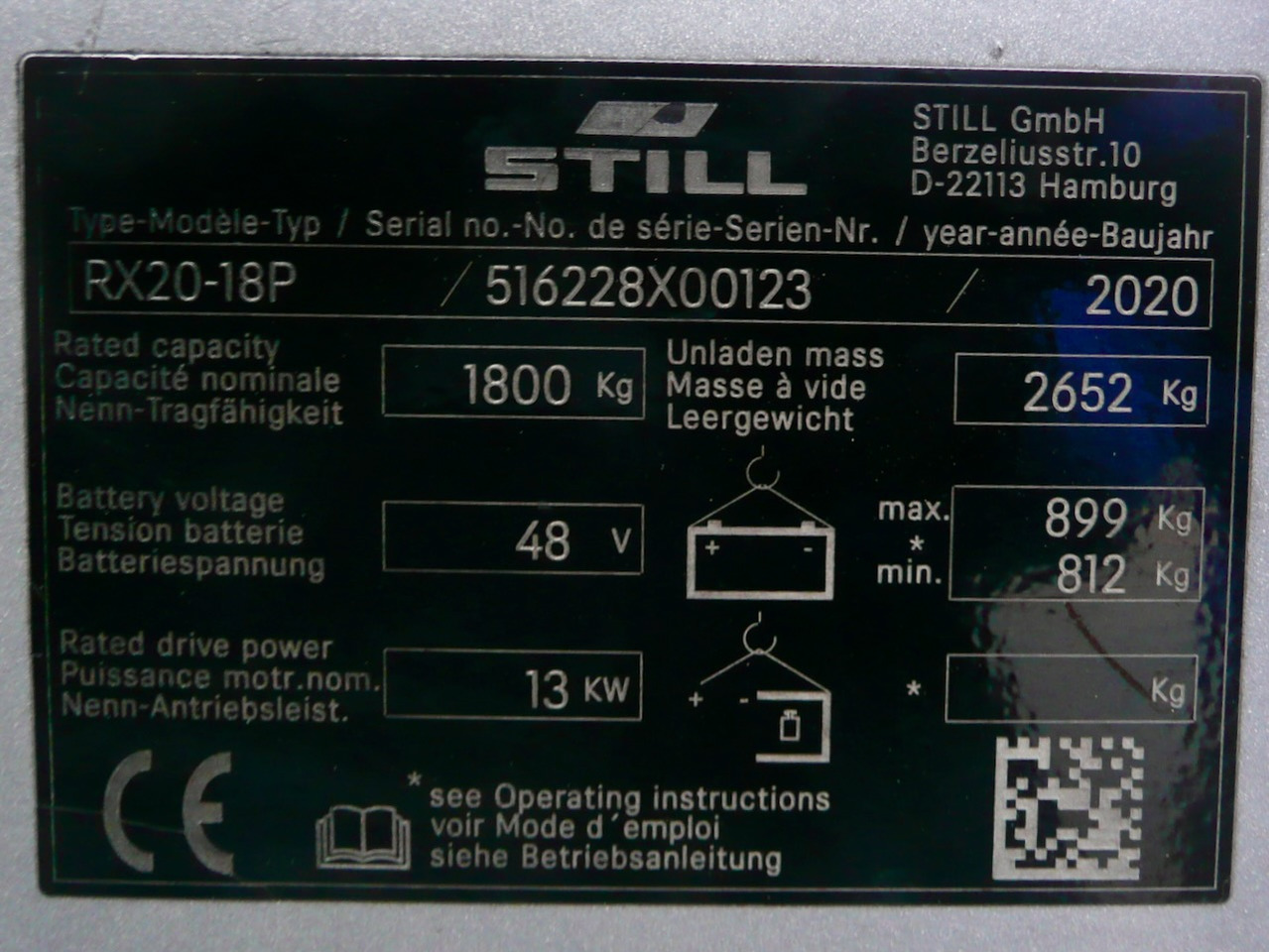 Pirun elektrik Still RX20-18P: foto 10 Pirun elektrik Still RX20-18P: foto 10
