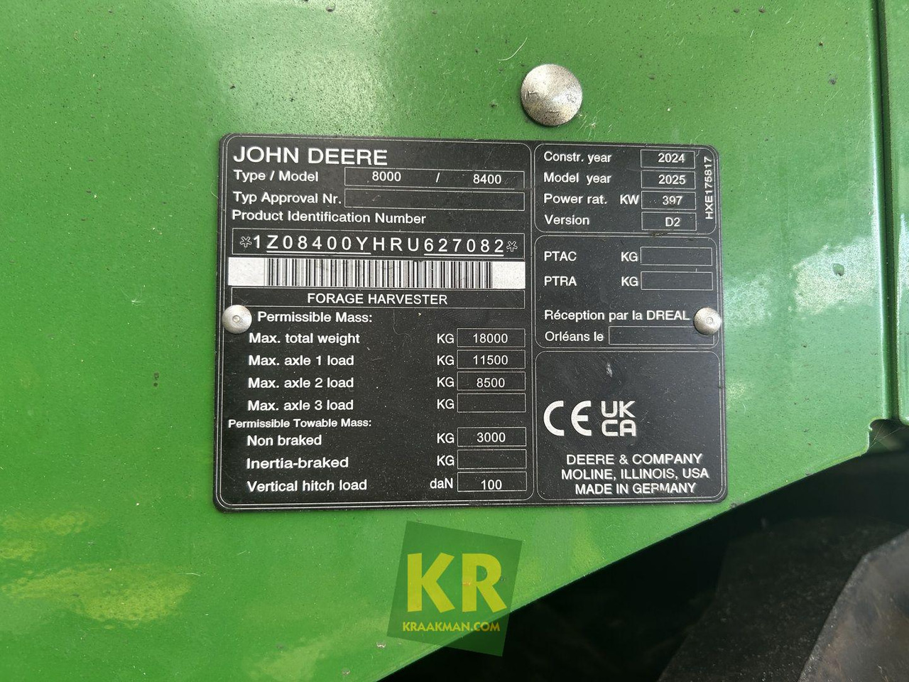 8400 John Deere - Korrëse foragjere: foto 3 8400 John Deere - Korrëse foragjere: foto 3