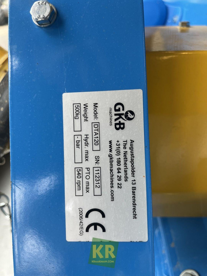 DTA120 diepbeluchter GKB - Pajisje për lirimin e tokës: foto 2 DTA120 diepbeluchter GKB - Pajisje për lirimin e tokës: foto 2