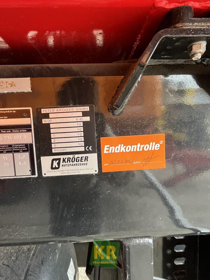 Overig Kröger - Rimorkio bujqësore vetëshkarkuese/ Shkarkues: foto 4 Overig Kröger - Rimorkio bujqësore vetëshkarkuese/ Shkarkues: foto 4