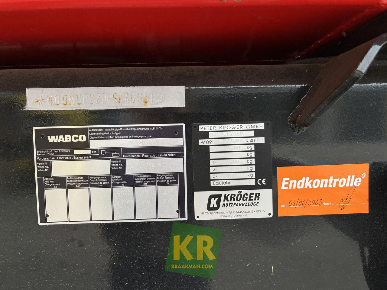 Overig Kröger - Rimorkio bujqësore vetëshkarkuese/ Shkarkues: foto 3 Overig Kröger - Rimorkio bujqësore vetëshkarkuese/ Shkarkues: foto 3