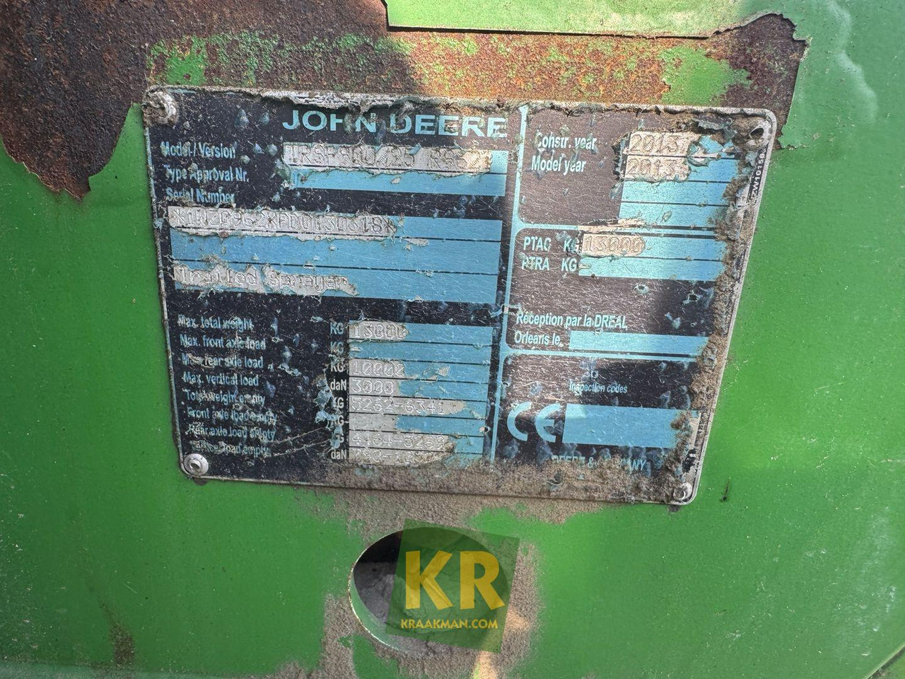 R962I John Deere  - Spërkatës: foto 2 R962I John Deere  - Spërkatës: foto 2