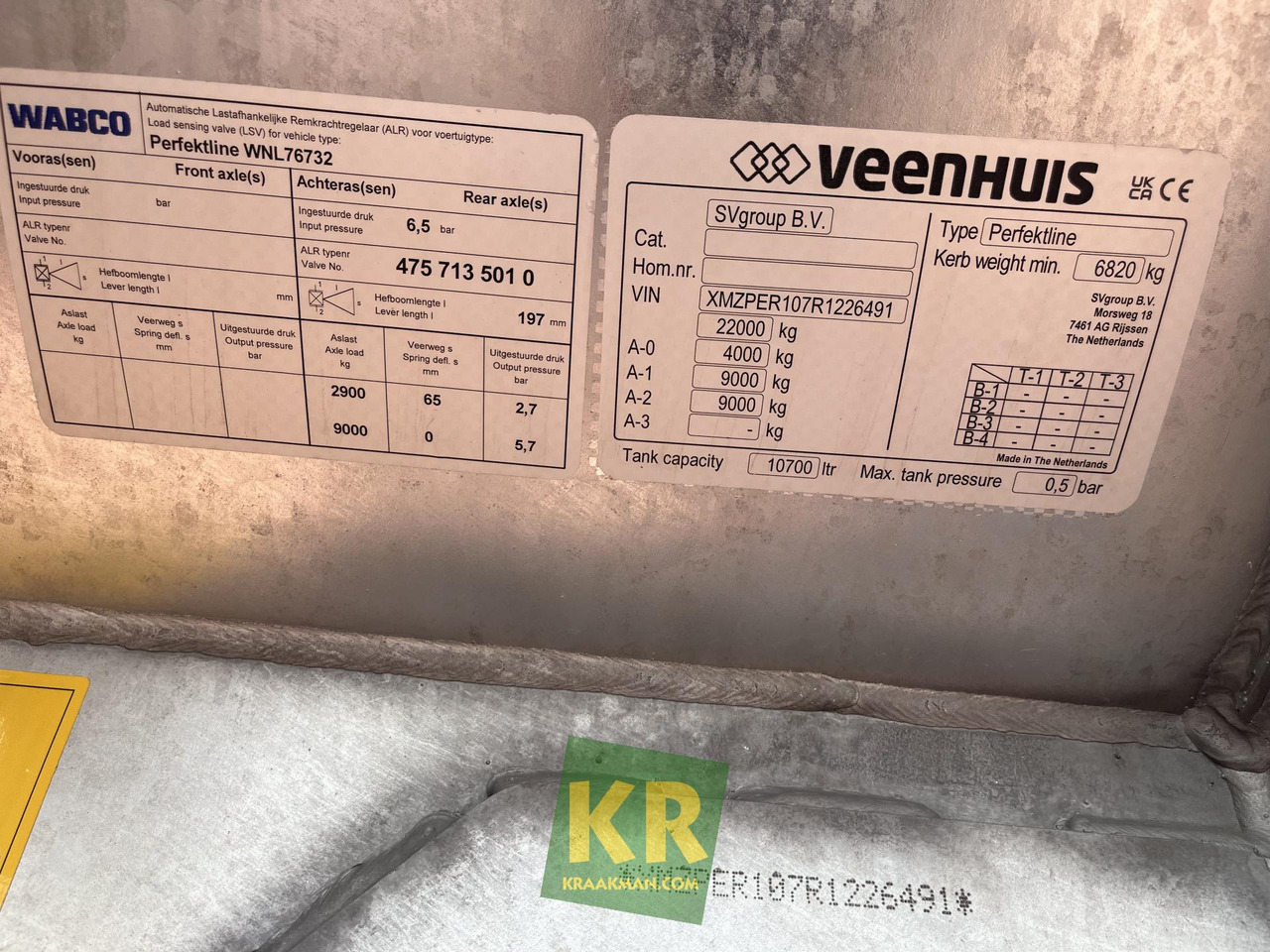 Veenhuis Perfektline - Cisternë pleh i lëngshëm: foto 3 Veenhuis Perfektline - Cisternë pleh i lëngshëm: foto 3
