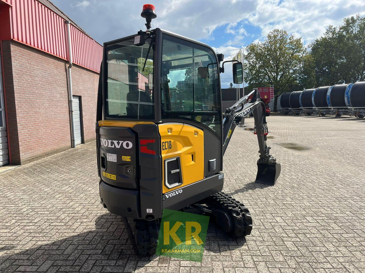 Volvo EC18 Electric - Ekskavator me zinxhirë: foto 5 Volvo EC18 Electric - Ekskavator me zinxhirë: foto 5