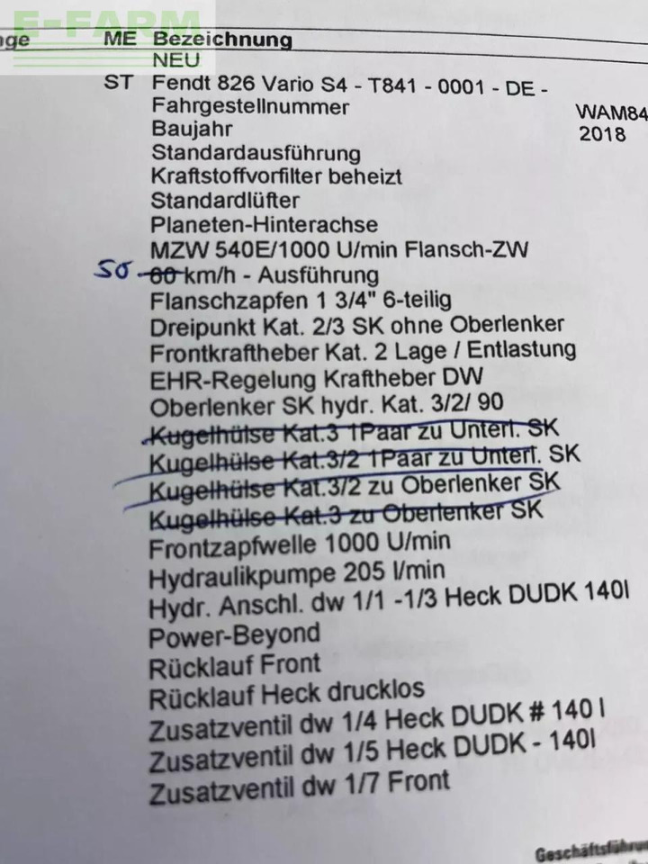 Fendt 826 vario profiplus ProfiPlus - Traktor: foto 4 Fendt 826 vario profiplus ProfiPlus - Traktor: foto 4