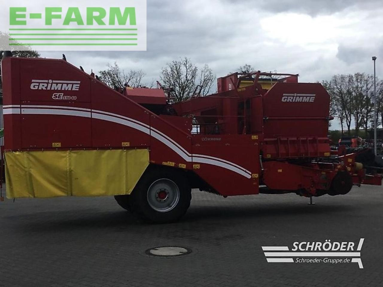 Grimme se 150-60 - Makinë për nxjerrjen e patateve: foto 2 Grimme se 150-60 - Makinë për nxjerrjen e patateve: foto 2