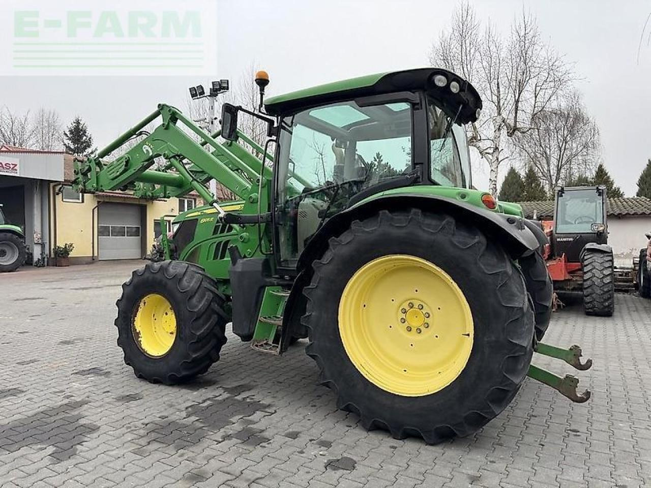 Traktor John Deere 6105r + jd h340: foto 8