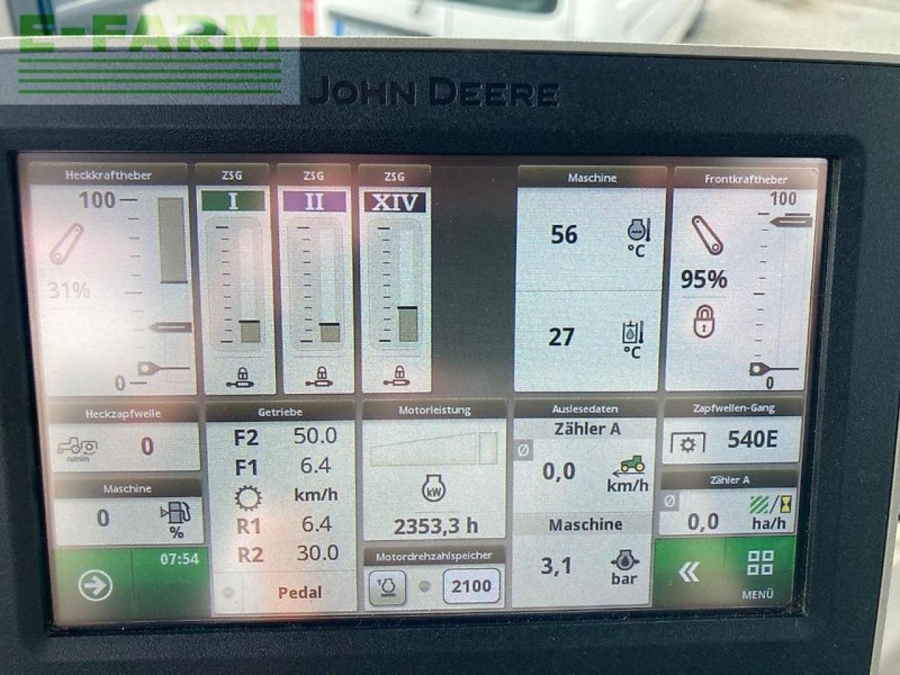 Traktor John Deere 6110r kommunal: foto 13