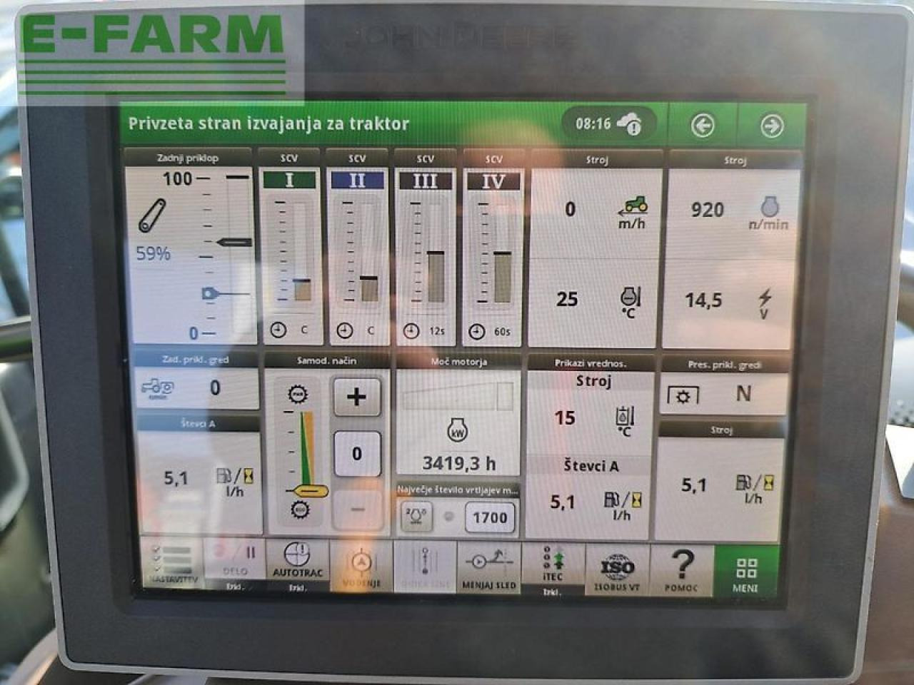 Traktor John Deere 6195r: foto 16