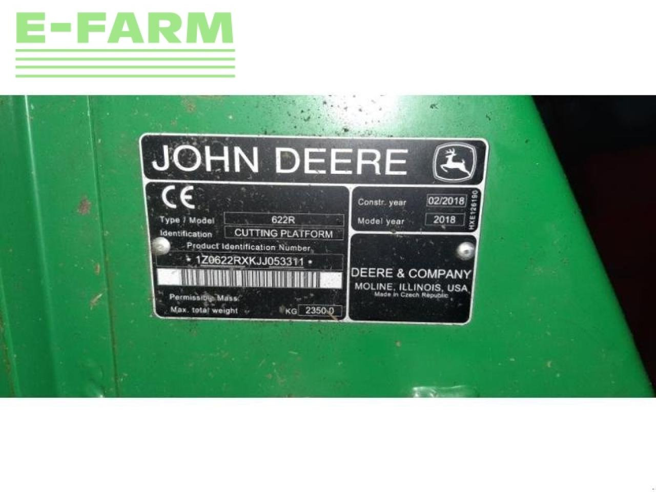 Autokombajnë John Deere t550: foto 6