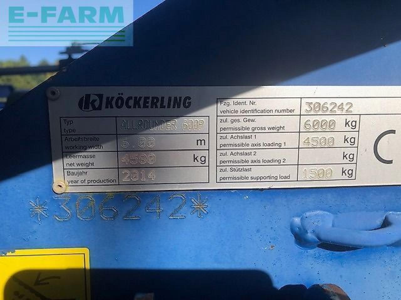 Kultivator Köckerling allrounder 600 profiline: foto 12