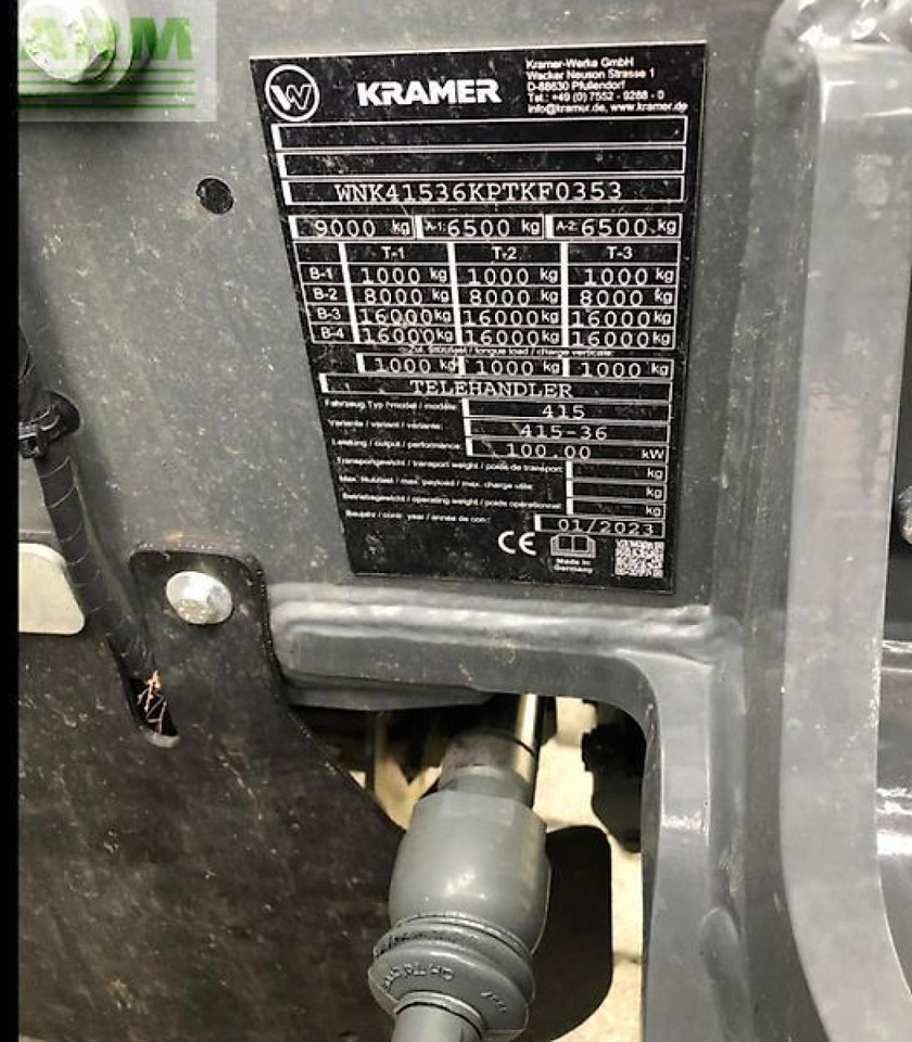 Kramer kt 357 - Ekskavator teleskopik: foto 5 Kramer kt 357 - Ekskavator teleskopik: foto 5