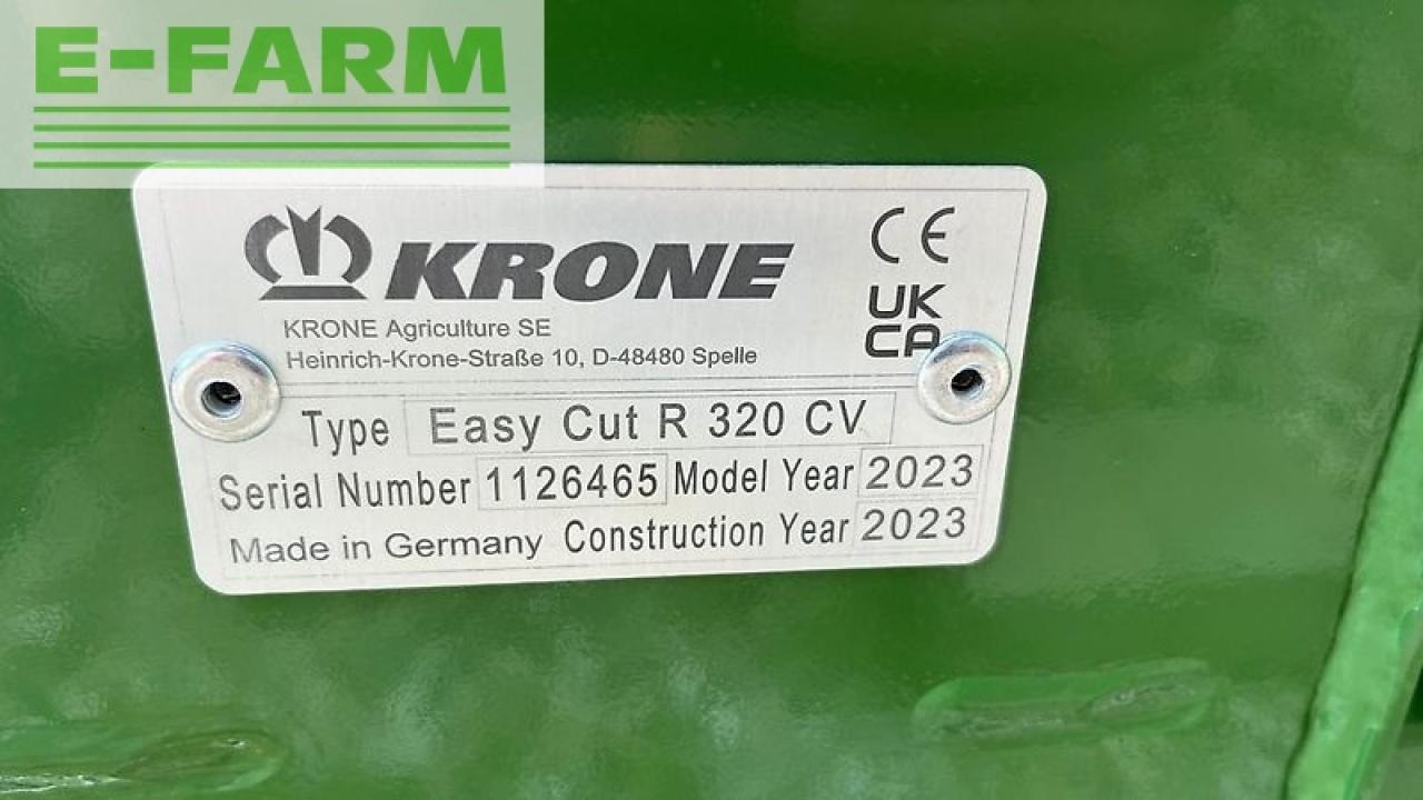 Krone easycut r 320 cv - Korrëse bari: foto 5 Krone easycut r 320 cv - Korrëse bari: foto 5