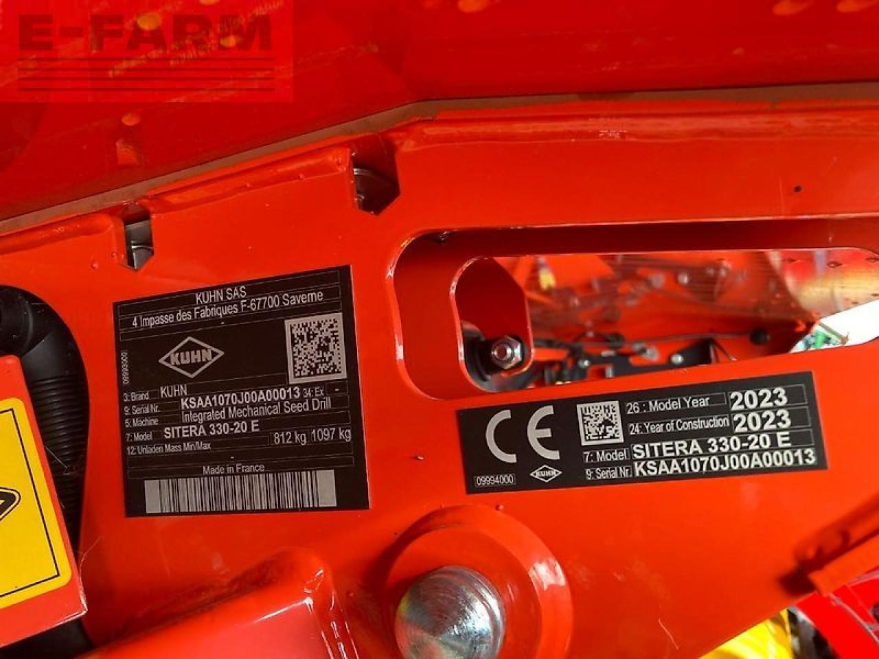 Mbjellëse në radhë Kuhn sitera330-20e: foto 13