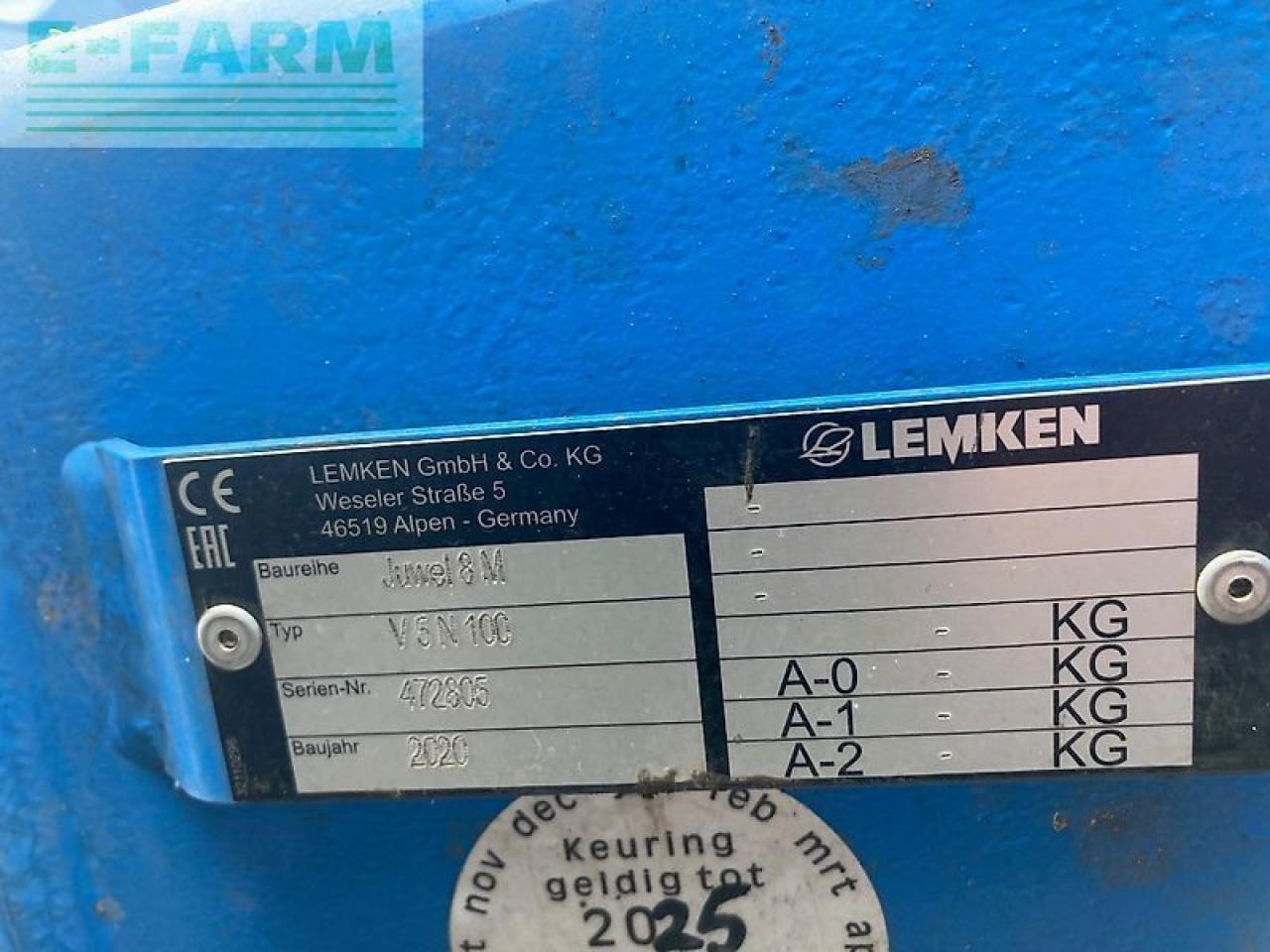 Lemken juwel 8 mv5n100+ flexpack - Plug: foto 5 Lemken juwel 8 mv5n100+ flexpack - Plug: foto 5