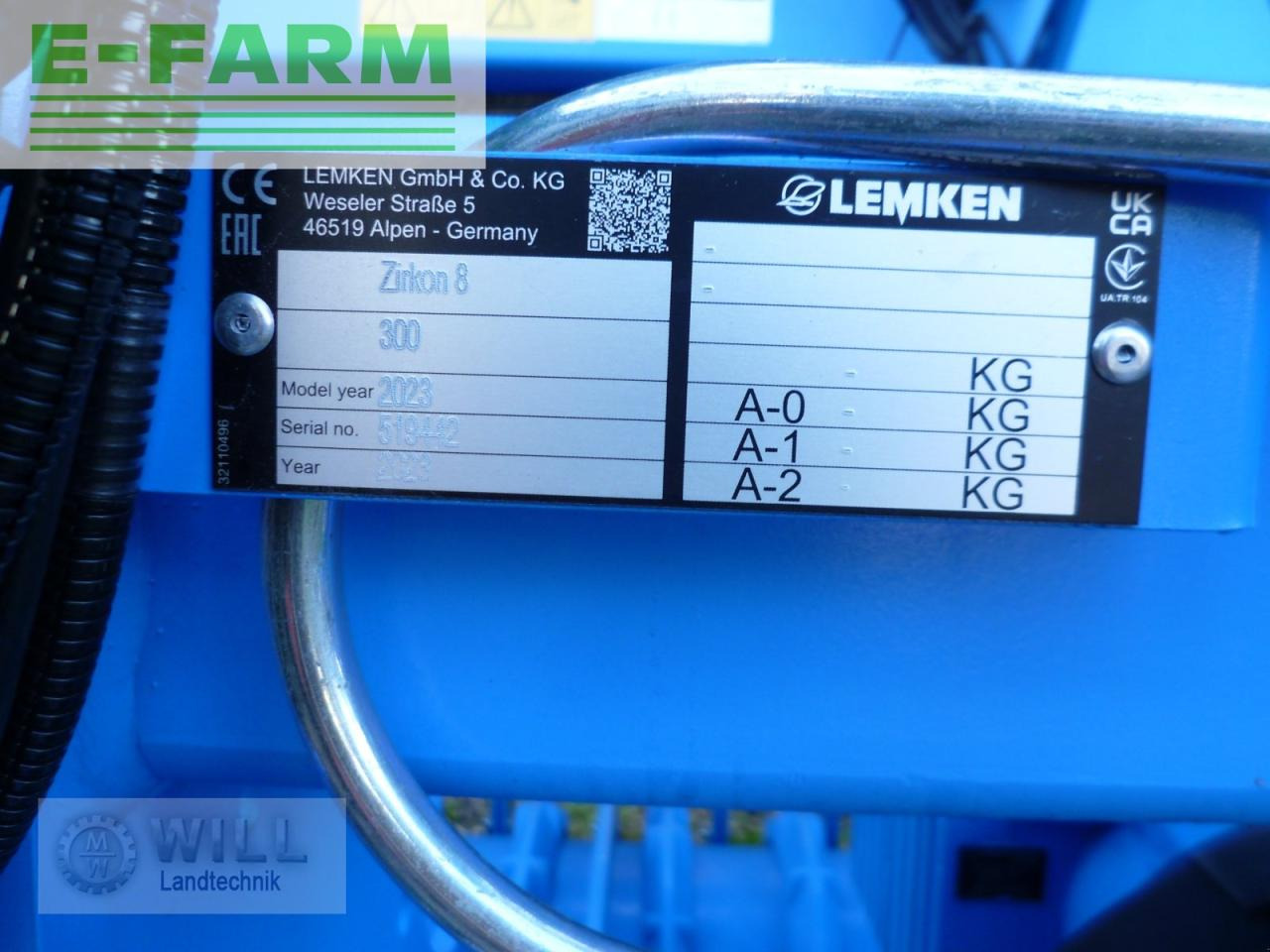 Lemken zirkon 8/300 + saphir 7/300 - Mbjellëse e kombinuar në radhë: foto 5 Lemken zirkon 8/300 + saphir 7/300 - Mbjellëse e kombinuar në radhë: foto 5