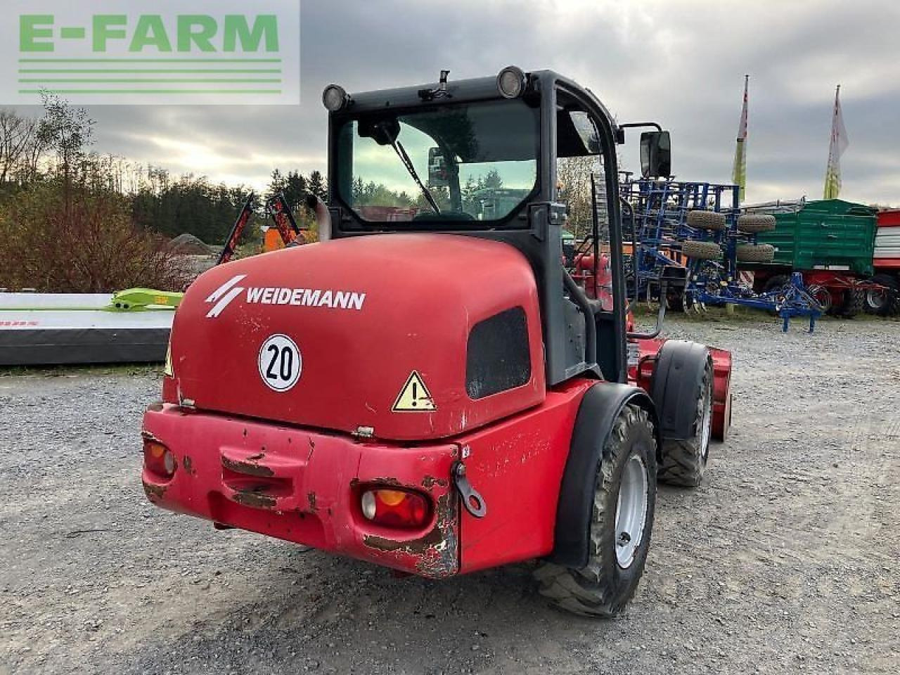 Weidemann gebr. 3070 cx 60 hoflader - Miniekskavator: foto 4 Weidemann gebr. 3070 cx 60 hoflader - Miniekskavator: foto 4