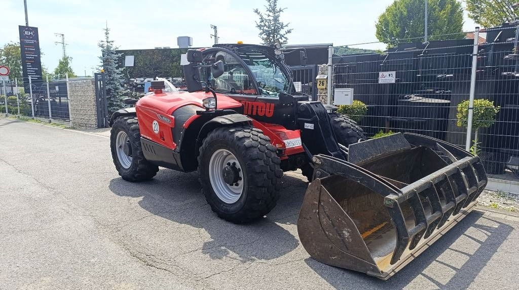 Manitou Teleskoplader 737, Allrad, 7 m und 3.7 t, Klima, - Ekskavator teleskopik: foto 1 Manitou Teleskoplader 737, Allrad, 7 m und 3.7 t, Klima, - Ekskavator teleskopik: foto 1