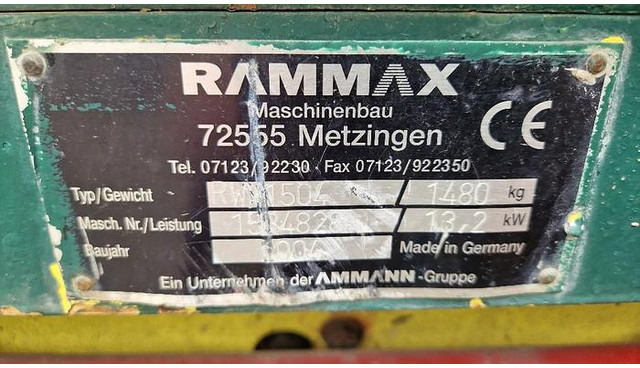 Rammax RW1504 Grabenwalze - Rul bujqësor: foto 5 Rammax RW1504 Grabenwalze - Rul bujqësor: foto 5