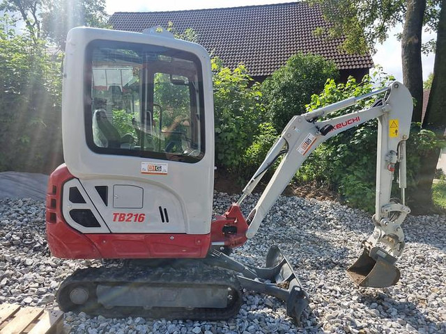 Takeuchi TB216 Minibagger - Miniekskavator: foto 2 Takeuchi TB216 Minibagger - Miniekskavator: foto 2