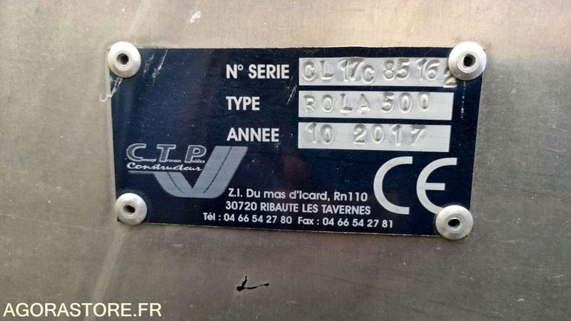 CTP ROLA 500 - 2017 - Makineri asfalti: foto 3 CTP ROLA 500 - 2017 - Makineri asfalti: foto 3