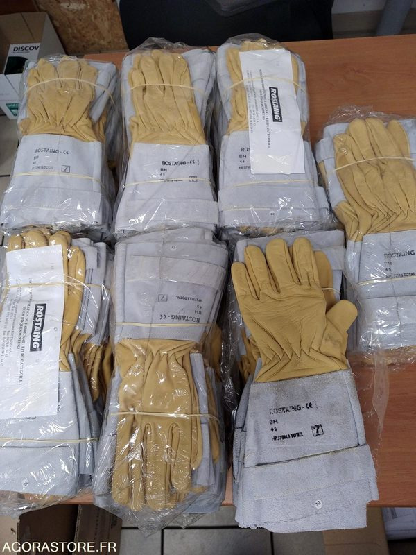 GANTS CUIR AVEC LONGUE MANCHETTE TAILLE 7 - LOT 70 PAIRES - Vegla/ Pajisja: foto 1 GANTS CUIR AVEC LONGUE MANCHETTE TAILLE 7 - LOT 70 PAIRES - Vegla/ Pajisja: foto 1