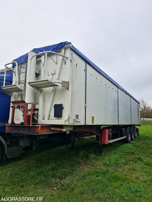 REMORQUE CEREALIERE SAMRO 70 M3 MINES FAVORABLE - Gjysmë rimorkio: foto 1 REMORQUE CEREALIERE SAMRO 70 M3 MINES FAVORABLE - Gjysmë rimorkio: foto 1