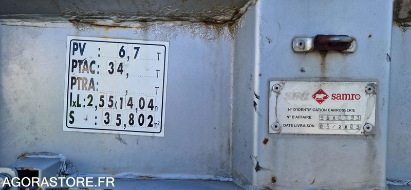 Remorque 3 essieux SAMRO - Gjysmë rimorkio: foto 4 Remorque 3 essieux SAMRO - Gjysmë rimorkio: foto 4