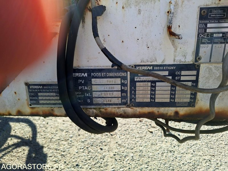 Remorque porte engin VEREM - Gjysmë rimorkio: foto 2 Remorque porte engin VEREM - Gjysmë rimorkio: foto 2