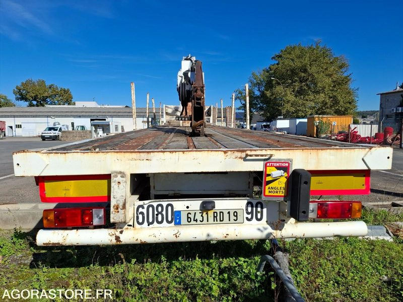 Semi remorque 3 essieux FRUEHAUF T34CGN + grue - 1993 - Non Roulante - Gjysmë rimorkio: foto 5 Semi remorque 3 essieux FRUEHAUF T34CGN + grue - 1993 - Non Roulante - Gjysmë rimorkio: foto 5