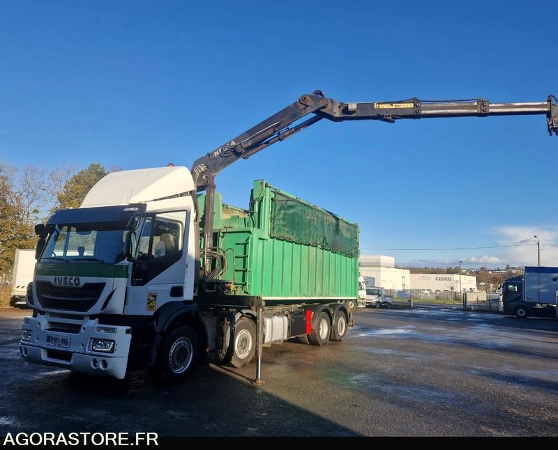 IVECO 460 Euro 6 Sralis porteur 8x2 Benne et grue - Kamioni: foto 2 IVECO 460 Euro 6 Sralis porteur 8x2 Benne et grue - Kamioni: foto 2