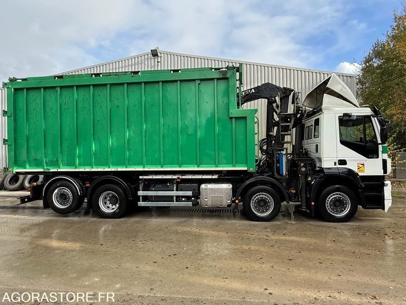 IVECO 460 Euro 6 Sralis porteur 8x2 Benne et grue - Kamioni: foto 1 IVECO 460 Euro 6 Sralis porteur 8x2 Benne et grue - Kamioni: foto 1