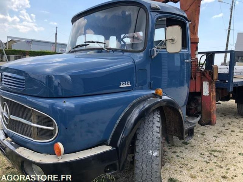 PRIX TTC MERCEDES L 1918 PLATEAU GRUE - 128 000km - NOMBREUX TRAVAUX EFFECTUES - Kamioni: foto 1 PRIX TTC MERCEDES L 1918 PLATEAU GRUE - 128 000km - NOMBREUX TRAVAUX EFFECTUES - Kamioni: foto 1