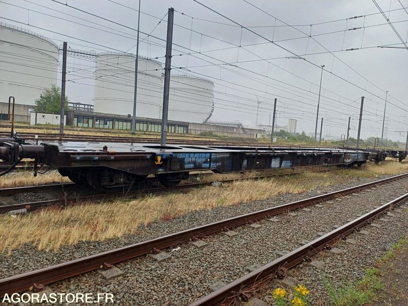 Wagon plat intermodal type Sggnss – modèle 6432B0-4, 72 pieds - 2004 (ref 1470) - Makineritë e tjera: foto 1 Wagon plat intermodal type Sggnss – modèle 6432B0-4, 72 pieds - 2004 (ref 1470) - Makineritë e tjera: foto 1