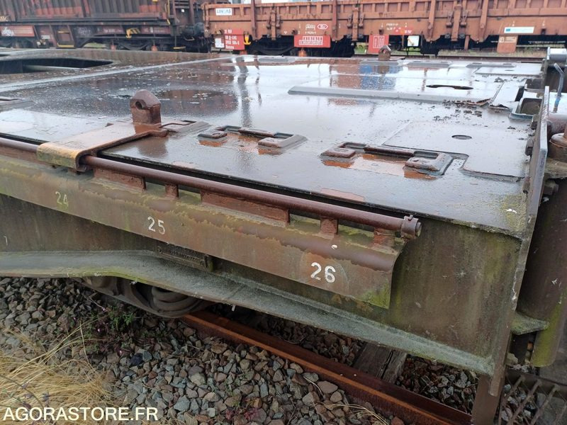 Wagon plat intermodal type Sggnss – modèle 6432B0-4, 72 pieds - 2004 (ref 1587) - Makineritë e tjera: foto 4 Wagon plat intermodal type Sggnss – modèle 6432B0-4, 72 pieds - 2004 (ref 1587) - Makineritë e tjera: foto 4