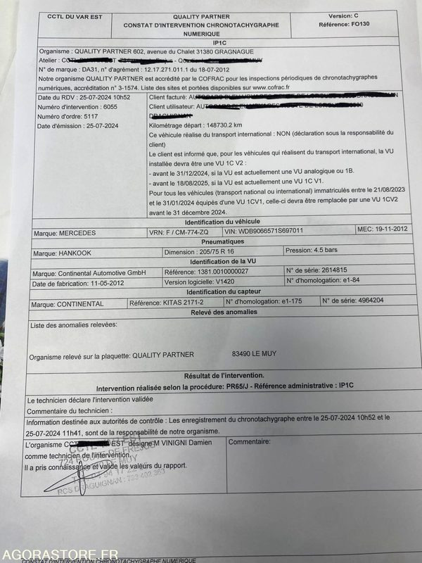 Mercedes sprinter 11/2012 162000 kms BVM 22+1 places climatisation ralentisseur - Minibus, Furgon pasagjerësh: foto 5 Mercedes sprinter 11/2012 162000 kms BVM 22+1 places climatisation ralentisseur - Minibus, Furgon pasagjerësh: foto 5