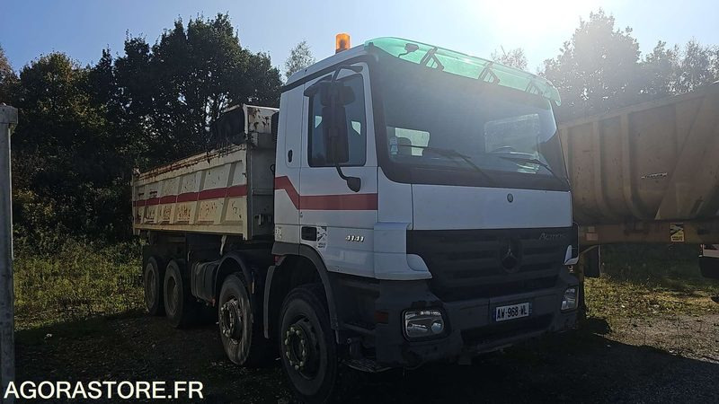PORTEUR BENNE MERCEDES ACTROS - 2004 - 851170KM -  AW968WL - Kamion vetëshkarkues: foto 3 PORTEUR BENNE MERCEDES ACTROS - 2004 - 851170KM -  AW968WL - Kamion vetëshkarkues: foto 3