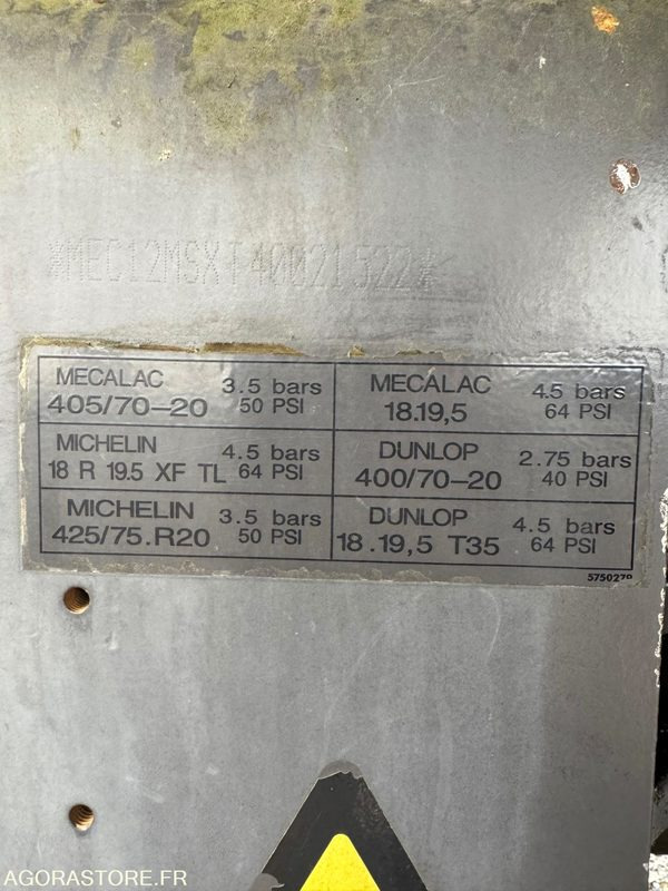 Pelleteuse Mecalac 12 MSX - 7250 HEURES - 2004 - Ekskavator: foto 5 Pelleteuse Mecalac 12 MSX - 7250 HEURES - 2004 - Ekskavator: foto 5