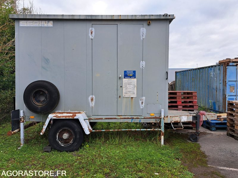 REMORQUE EQUIPEE TRANSFORMATEUR - Pajisje ndërtimi, Rimorkio: foto 1 REMORQUE EQUIPEE TRANSFORMATEUR - Pajisje ndërtimi, Rimorkio: foto 1