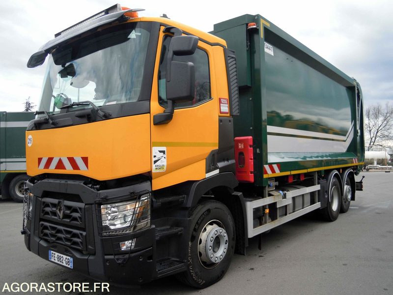 Renault 6x2 C + benne à chargement latéral Maxxum Robopac 23m3 - EXCELLENT ETAT - Kamion mbeturinash: foto 2 Renault 6x2 C + benne à chargement latéral Maxxum Robopac 23m3 - EXCELLENT ETAT - Kamion mbeturinash: foto 2