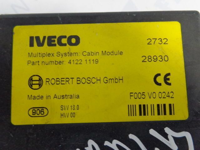 Iveco Multiplex System:Cabin Module ROBERT BOSCH GmbH - ECU për Kamioni: foto 3 Iveco Multiplex System:Cabin Module ROBERT BOSCH GmbH - ECU për Kamioni: foto 3