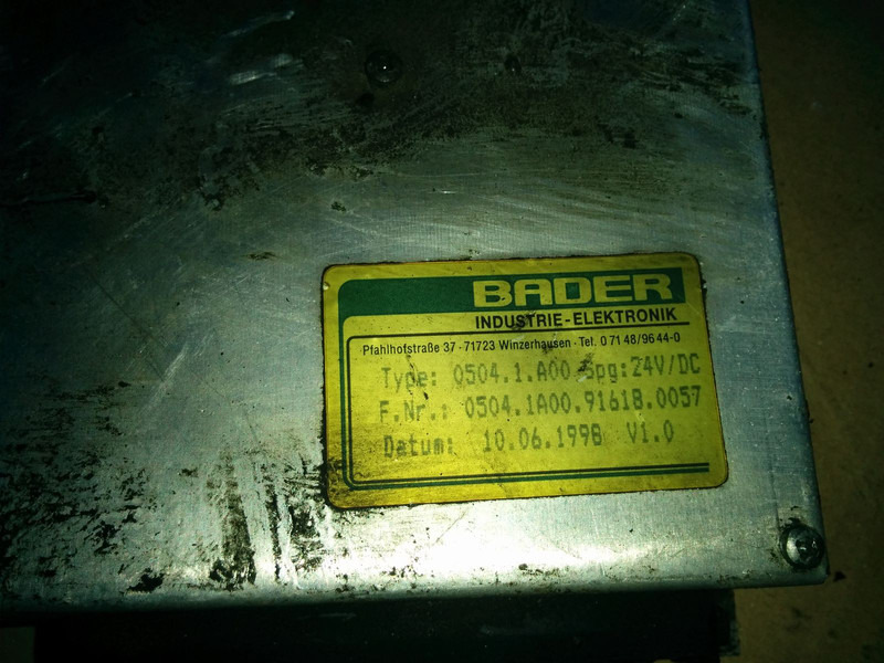 Bosch Bader 0504.1.A00 EST-32 - ECU: foto 5 Bosch Bader 0504.1.A00 EST-32 - ECU: foto 5
