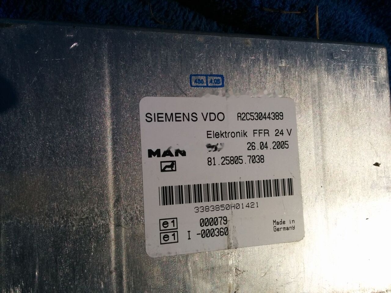 MAN WABCO ECU ZBR2 / 81.25806.7096. 4462100070 MAN CYTI - ECU për Autobus: foto 3 MAN WABCO ECU ZBR2 / 81.25806.7096. 4462100070 MAN CYTI - ECU për Autobus: foto 3