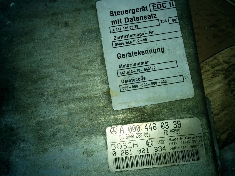 Mercedes-Benz EDC - ECU: foto 2 Mercedes-Benz EDC - ECU: foto 2