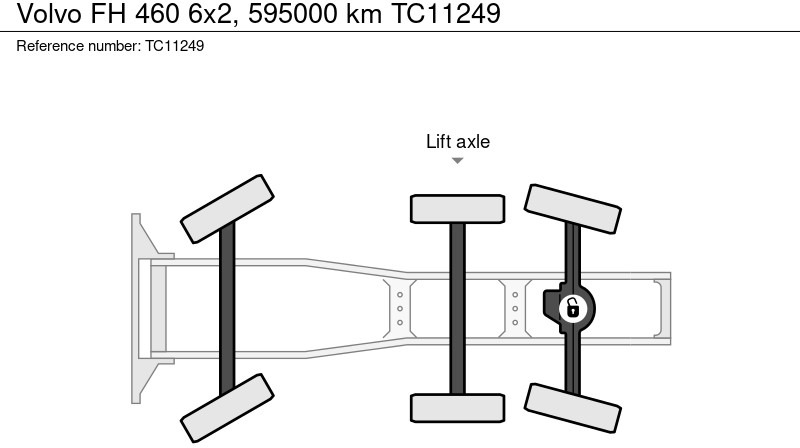 Volvo FH 460 6x2, 595000 km - Gjysmë-kamion: foto 2 Volvo FH 460 6x2, 595000 km - Gjysmë-kamion: foto 2