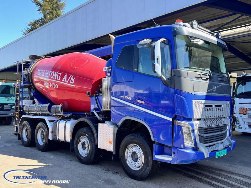 Volvo FH 750 Liebherr 9m3, Conveyer 12+4+1 (Quick coupler!) - Autobetoniere: foto 1 Volvo FH 750 Liebherr 9m3, Conveyer 12+4+1 (Quick coupler!) - Autobetoniere: foto 1