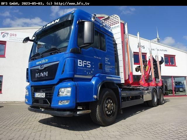MAN TGS 26.510 6x4 H-4BL NEU ZF Getriebe + NEU Kuppl - Kamion për transport druri: foto 1 MAN TGS 26.510 6x4 H-4BL NEU ZF Getriebe + NEU Kuppl - Kamion për transport druri: foto 1